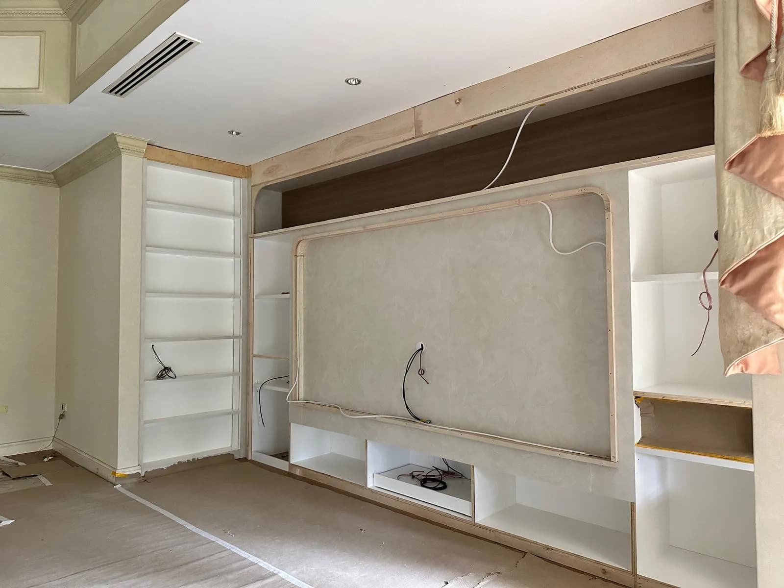 TV Console & Feature Wall